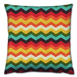 Aberto Design Cojín Multicolor 43 x 43 cm